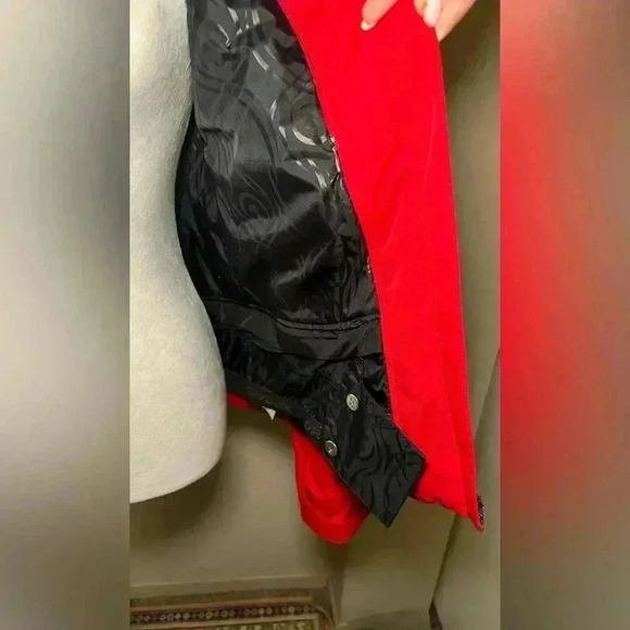 Spyder Ladies Red Posh Ski Jacket - Size 8 - Picture 3 of 14